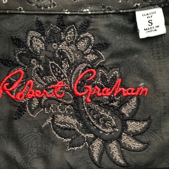 ROBERT GRAHAM SUTTON ABSTRACT LONG SLEEVE BUTTON SHIRT CLASSIC FIT $198 - Picture 7 of 14